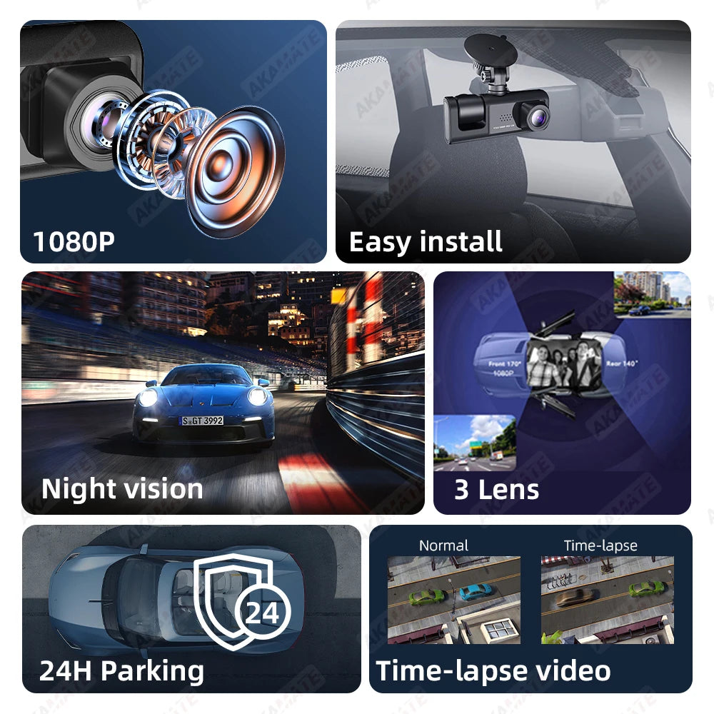 TRENDSHOP - WİFİ ARAÇ İÇİ KAMERA 1080P